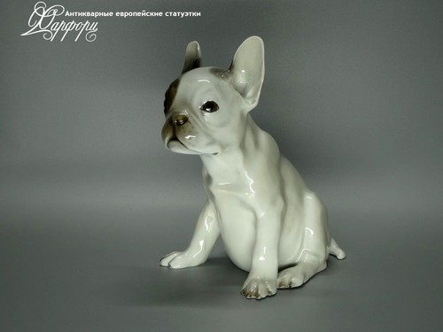 Купить фарфоровую статуэтку Rosenthal Щенок французского бульдога